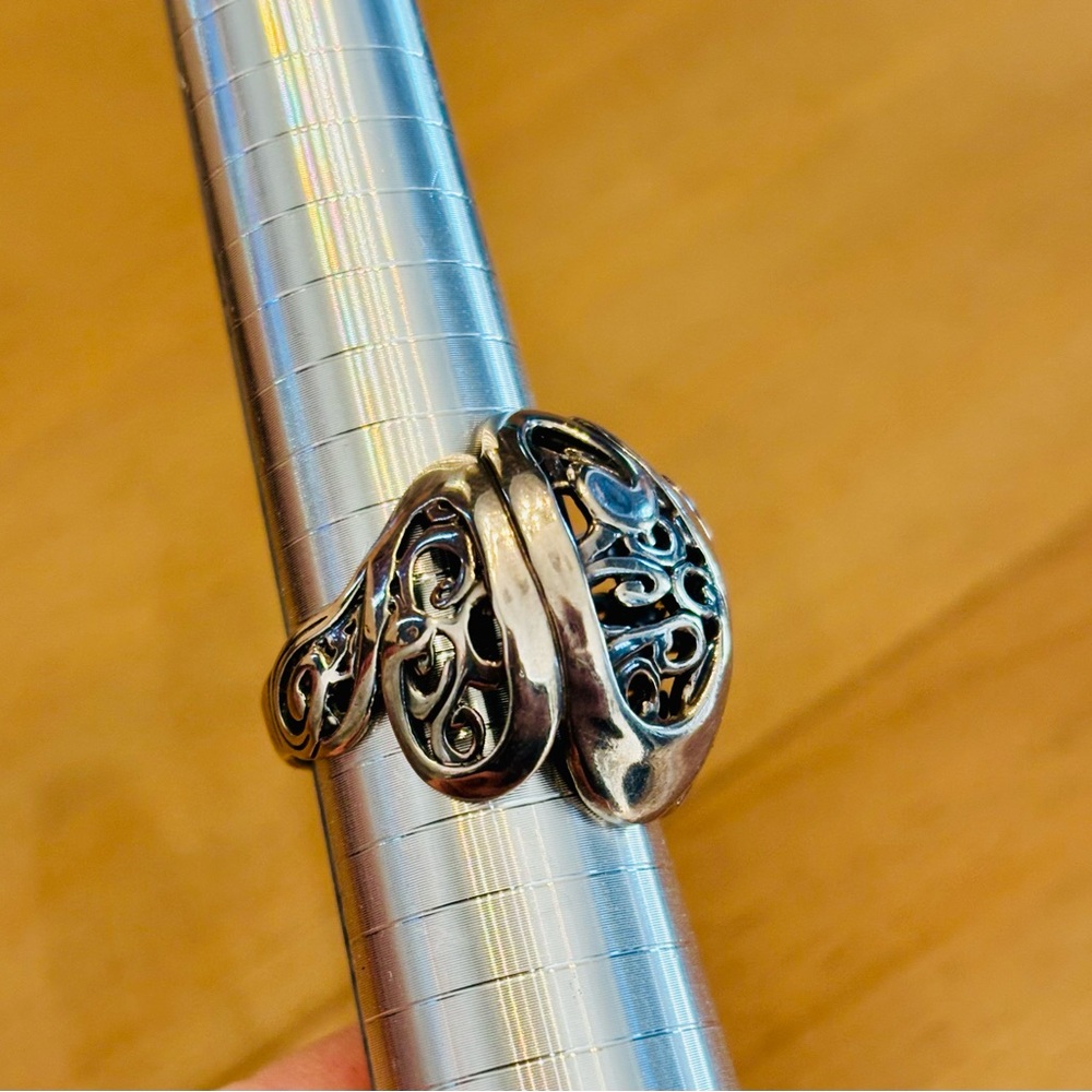 Carolyn Pollack sterling silver southwestern ring. Size 10